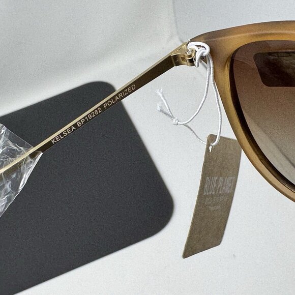 NWT Blue Planet Sunglasses KELSEA Matte Tortoise POLARIZED BRAND NEW